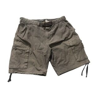 COUNTER CULTURE Vintage Utility Cargo Shorts 36 skater raver hip hop 90s 00s y2k